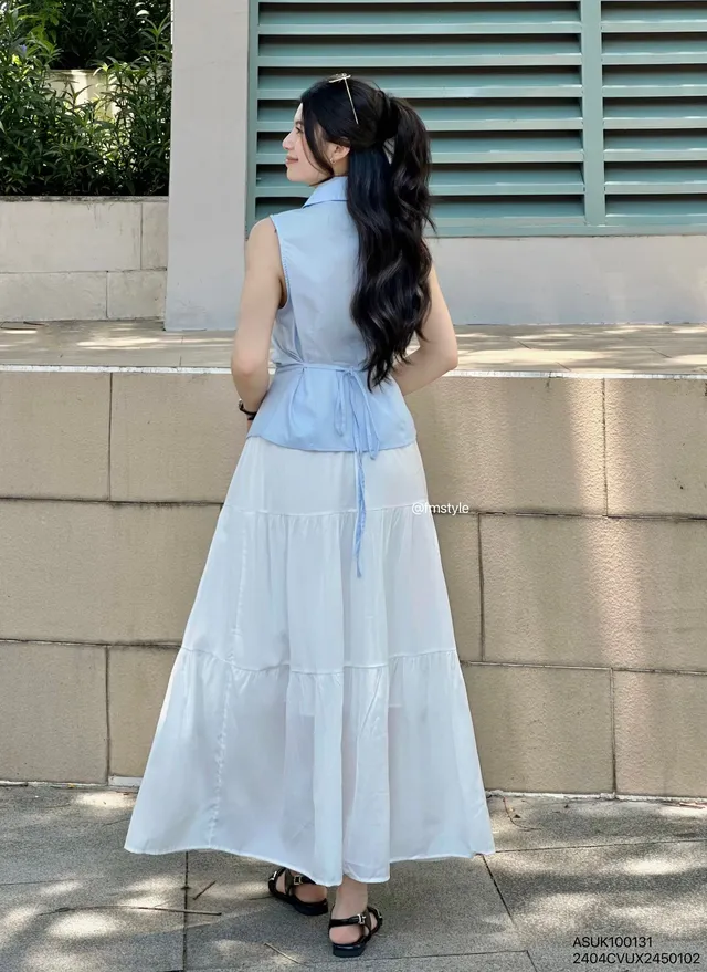 Chân váy nữ dáng xoè đũi lthun 2 tầng hl.3888 - Ảnh 2