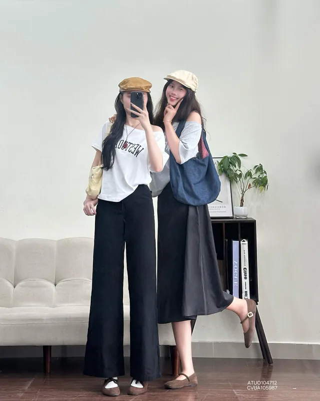Áo thun nữ oversize trễ vai westcoast nt.2300576