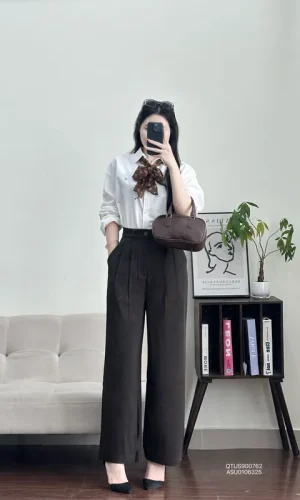 Quần tây nữ suông 2 li tr250424b