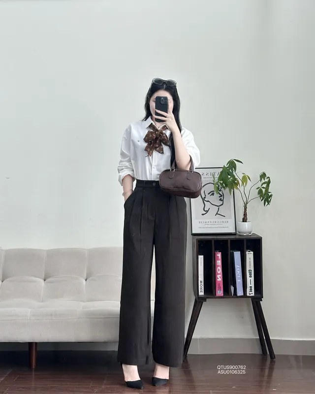 Quần tây nữ suông 2 li tr250424b